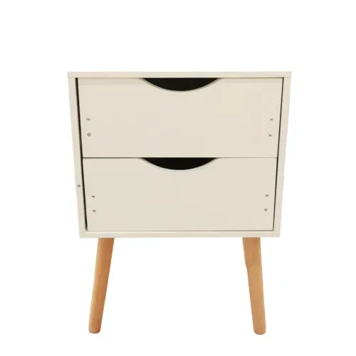 Mesa De Noche Mainstays Blanca