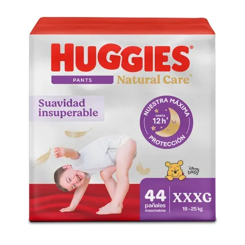 Pañales Huggies Natural Care Pants 6/XXXG - 44 Unidades