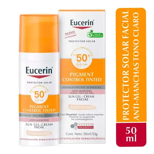 Sun Anti pigmento Eucerin tono claro Fps 50 - 50 ml