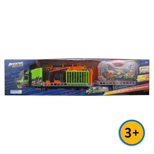 Juguete Adventure Force Blue set transportador deluxe dinosaurios plástico