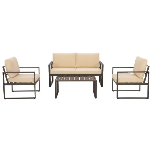 Set de Sala Mainstays Beige - 4 Pzas