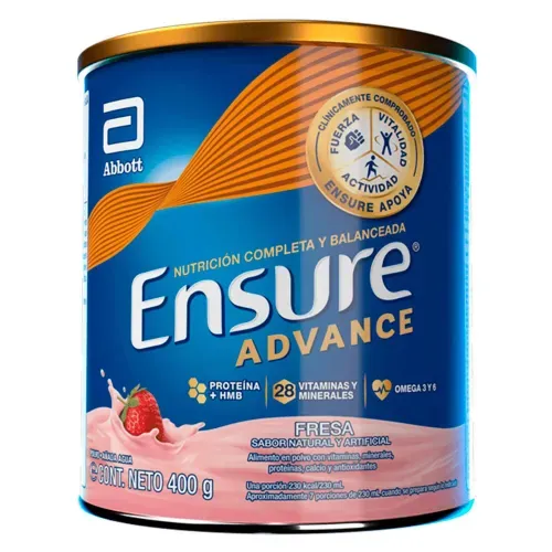 Complemento Ensure Advance fresa - 400 g