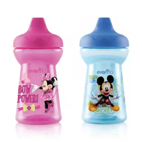Vaso Evenflo Boquilla Dura Mickey  Minnie - 10 oz