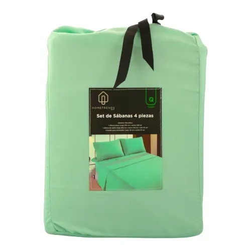 Protectores y Sábanas Home Trends Set De Sabanas De Mf Hometrends Queen