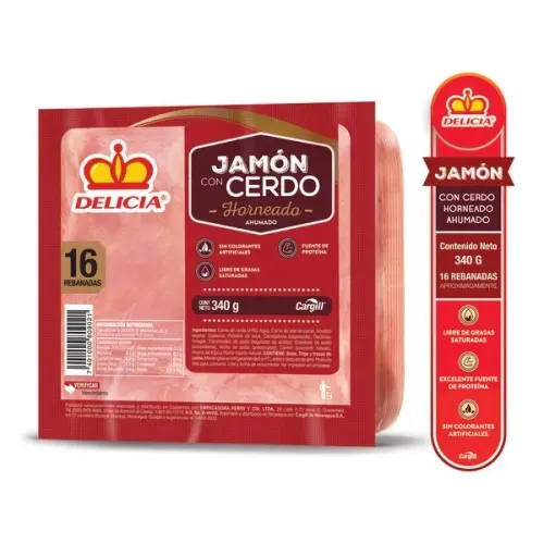 Jamón de Cerdo al Horno Delicia - 340 g