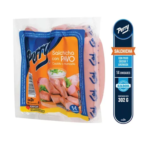 Salchicha de Pavo - 14 Unidades