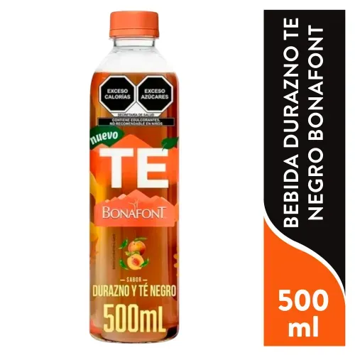Bonafont Bebida Durazno Te Negro500ml