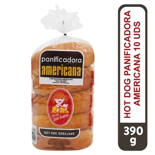 Pan Tahona Hot Dog Americana 10 Uds - 390 g