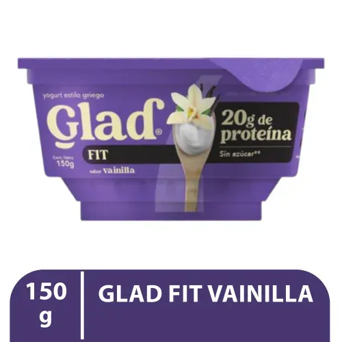 Mezcla Glad Fit vainilla - 150 g