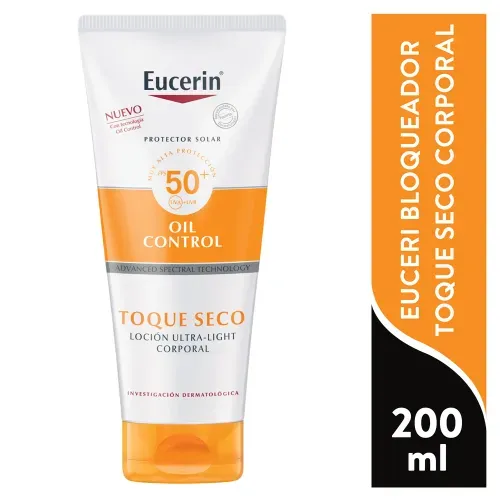 Bloqueador Eucerin toque seco corporal - 200 ml