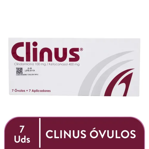 Anticonceptivos, Hormonal y Salud Sexual It Clinus 100mg 400mg 7 Ovulo 7 Aplicad Unidad