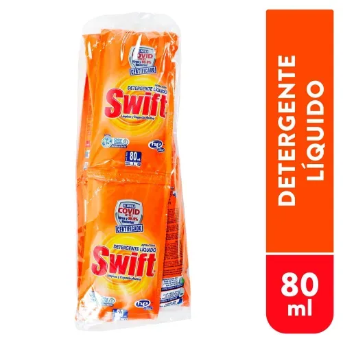 Detergente Liquido Swift 7 Pack - 80 ml