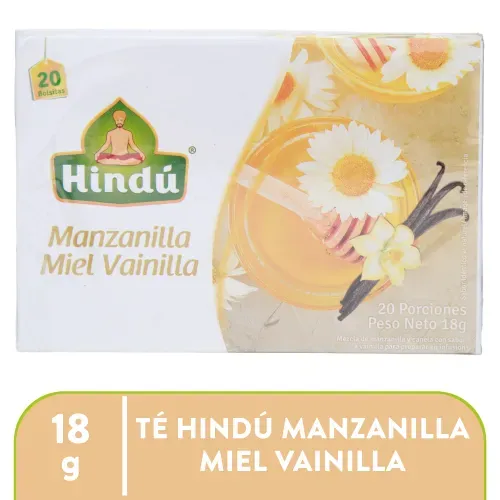 Hindu Te Manzanilla Miel Vainilla 30g