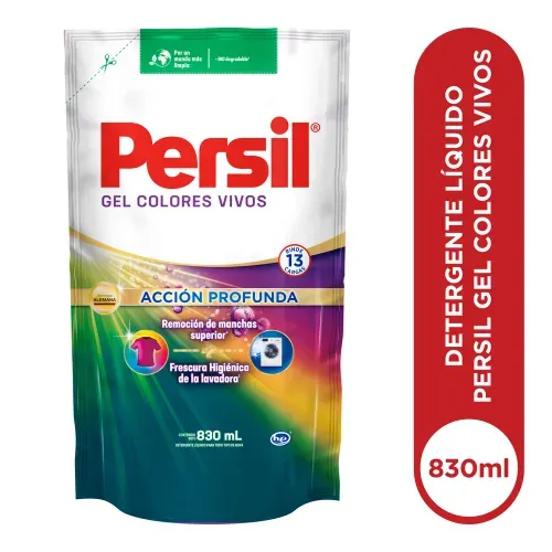 Detergente líquido Persil, Colores Vivos - 830 ml