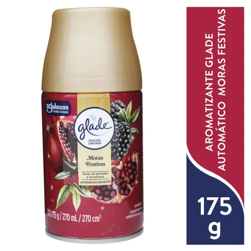 Aromatizante Glade Automático Repuesto Moras Festivas - 175 g