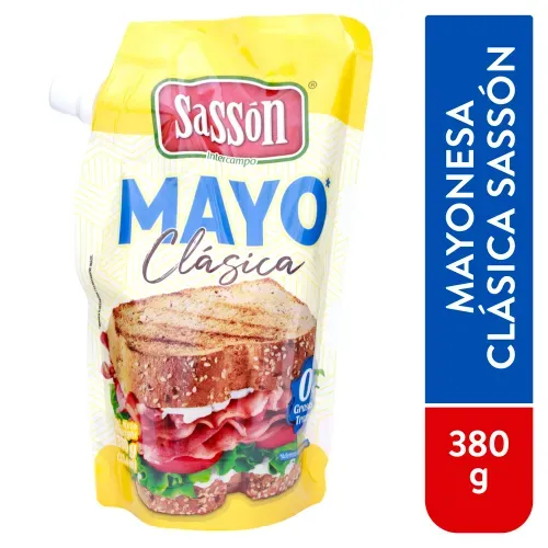 Sasson Mayonesa Clasica Bolsa 380g