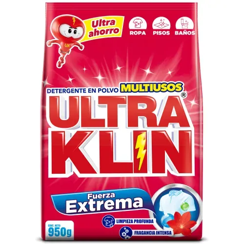 Detergente Ultraklin Fuerza Extrema - 950g