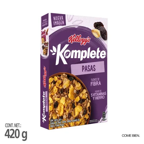 Cereal Kelloggs Komplete Pasas - 420 g