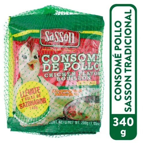 Consome Pollo Sasson Mas Glutamato 340g