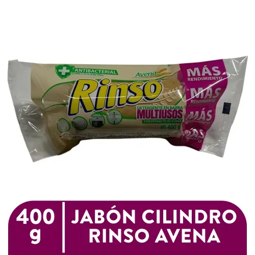 Detergente Barra Rinso Avena 400gr