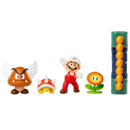 Figuras Nintendo castillo de lava