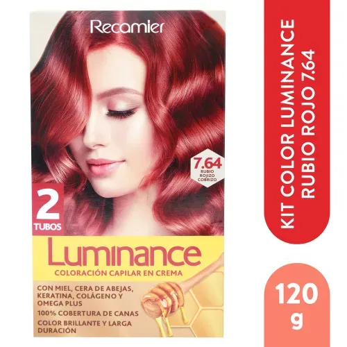 Tinte Luminance Rubio Rojo 7.64 - 120 g