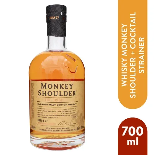 Whisky Monkey Shoulder 700ml Vaso Mezcla