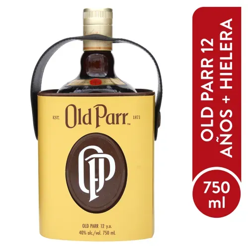 Old Parr 12 Years 750 ml y Hielera