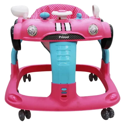 Andadera Prinsel Auto Luxe rosa