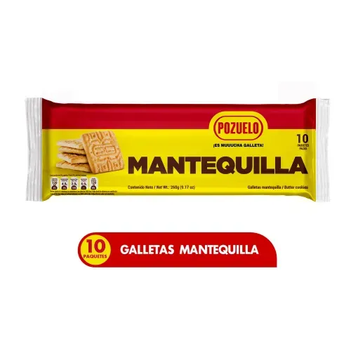 Galleta Pozuelo Mantequilla - 260 g