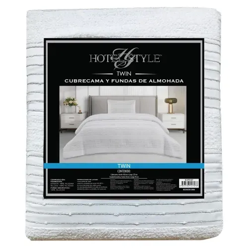 Colchas y Edredones Hotel Style Set De Cubrecama Textu Hotel Style Twi