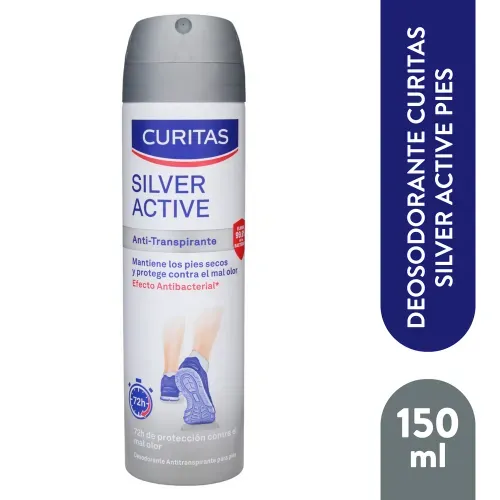 Deo Curitas Silver Active Pies 150ml
