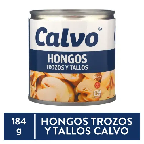 Hongos Calvo trozos y tallos - 184 g