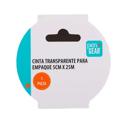 Cinta Pen + Gear adhesiva transparente para empaque