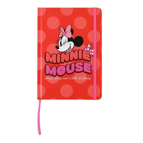Libreta Disney minnie mouse pasta dura - 120 hojas