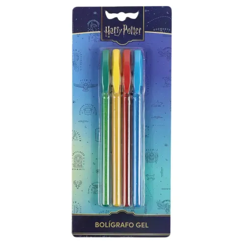 Bolígrafos Pen + Gear harry potter tinta de gel - 4 Uds