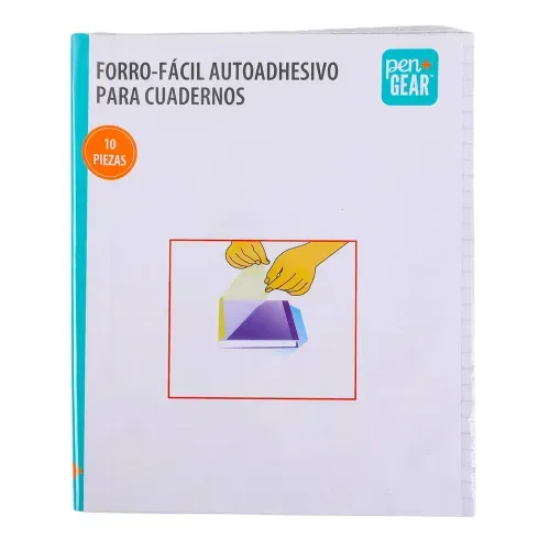 Forro para cuadernos Pen + Gear autoadhesivos - 10 Pzas