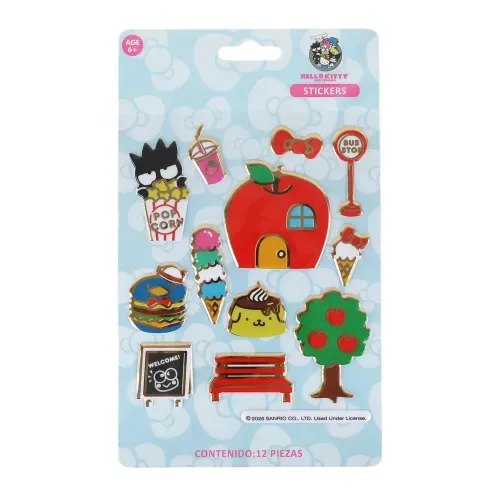 Stickers Hello Kitty diseños surtidos - 13 Pzas