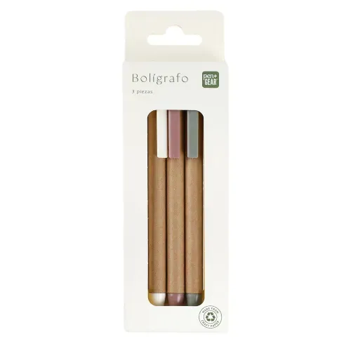 Bolígrafos Pen + Gear elaborado de materiales reciclados - 3 Pzas