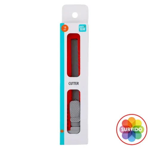 Cutter Pen + Gear pequeño colores surtidos - 18 mm