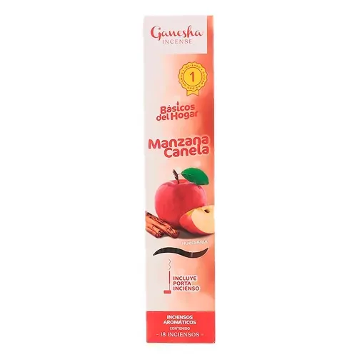 Incienso Ganesha Manzan Canela 18Pz Ea 1
