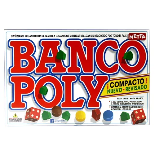 Juego de mesa Metta bancopoly compacto