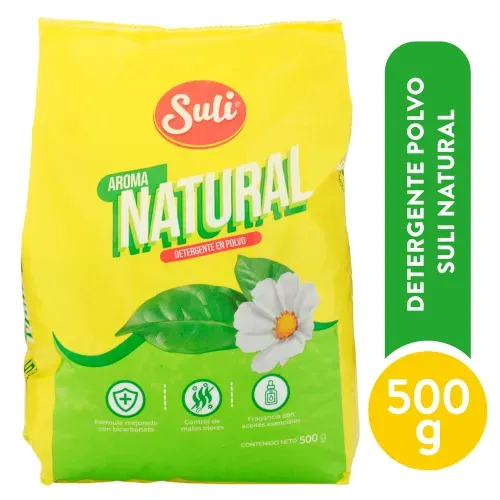 Detergente En Polvo Suli Detergente En Polvo Suli Natural 500g