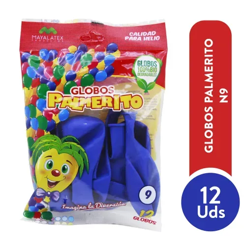 Globo Azul Estandar No9 12U