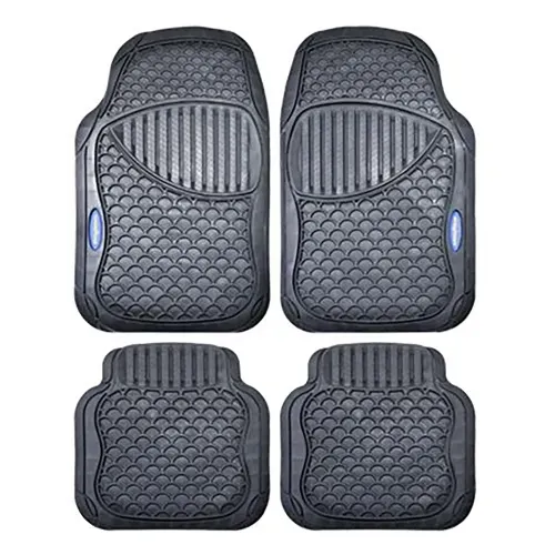 Alfombras para carro Goodyear 4 Pzas color negro