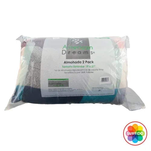 Almohada American Dream estampadas 2 Pack