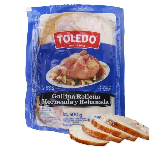 Pollo Toledo Relleno Y Horneado Rebanada - 500 g