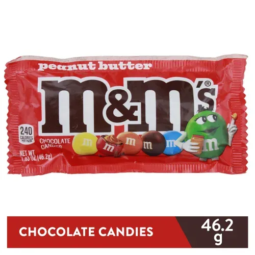 Chocolate M&M’s peanut butter – 46.2 g