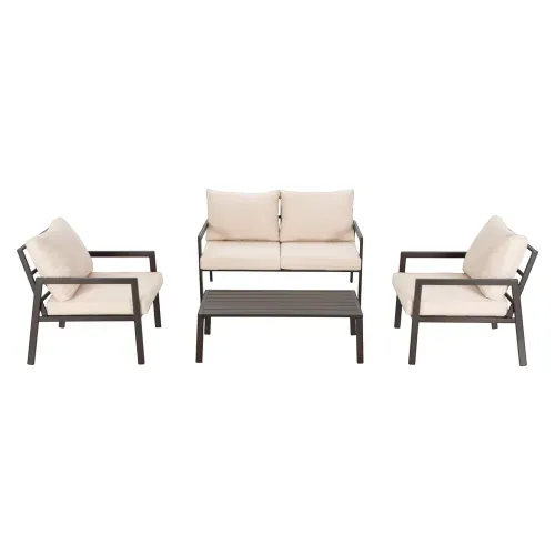 Set de sala Home Trends beige - 4 Pzas