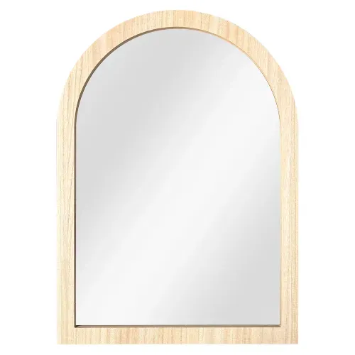 Ht Espejo Arqueado Acabado Madera 70cm